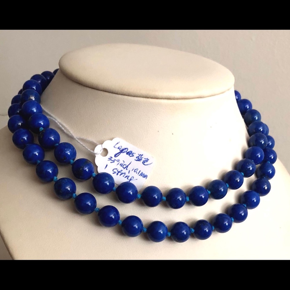 Lapis beads necklace